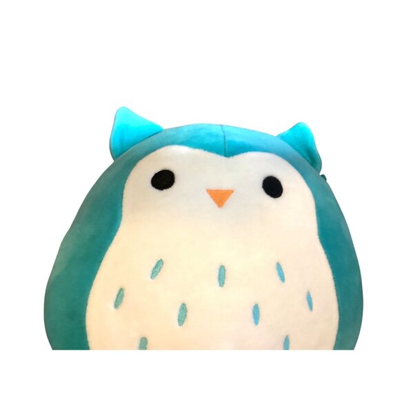 Owl Squishmallow Original Blue Plush 8" T X 9.5” W Incredibly Soft Toy "Winston" - Picture 2 of 7